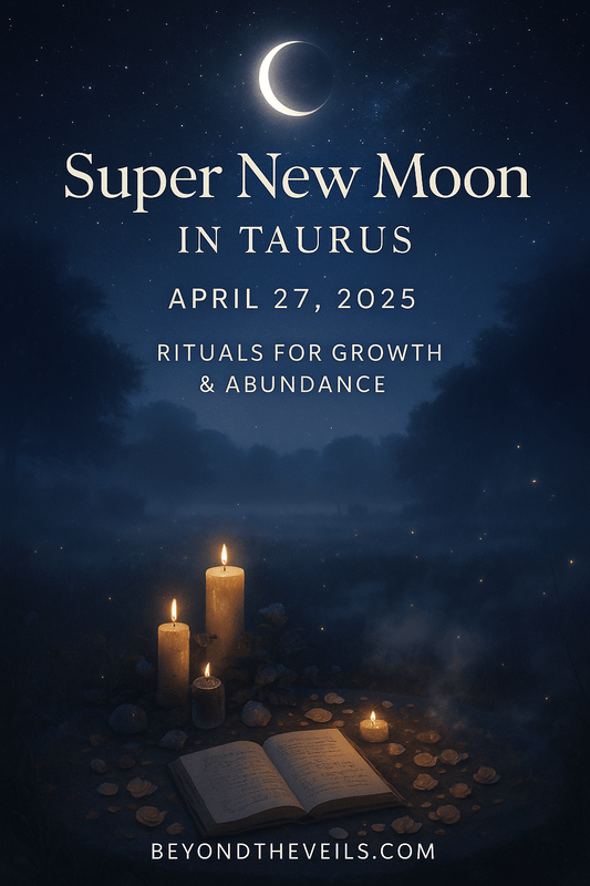 Super New Moon in Taurus | April 27, 2025 - Beyond The Veils