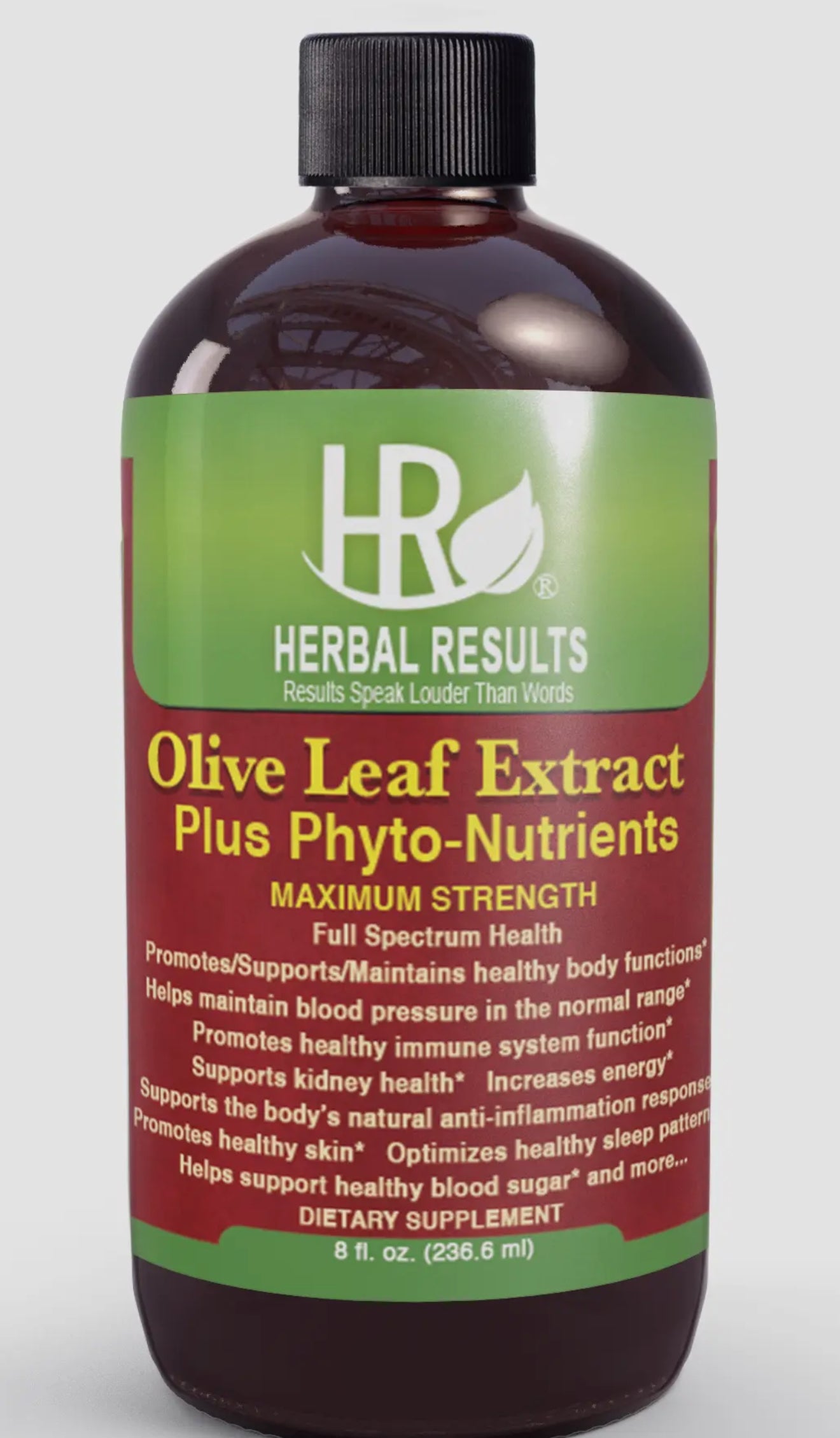 Herbal Results Maximum Strength Olive Leaf Extract Plus Phytonutrients – Full - Spectrum Elixir for Sacred Immunity (8 oz) - Beyond The Veils