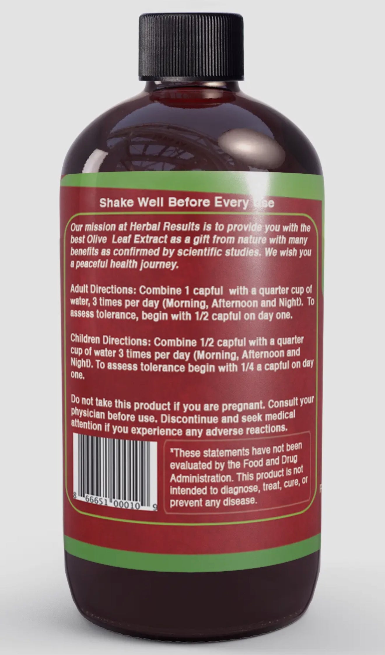 Herbal Results Maximum Strength Olive Leaf Extract Plus Phytonutrients – Full - Spectrum Elixir for Sacred Immunity (8 oz) - Beyond The Veils