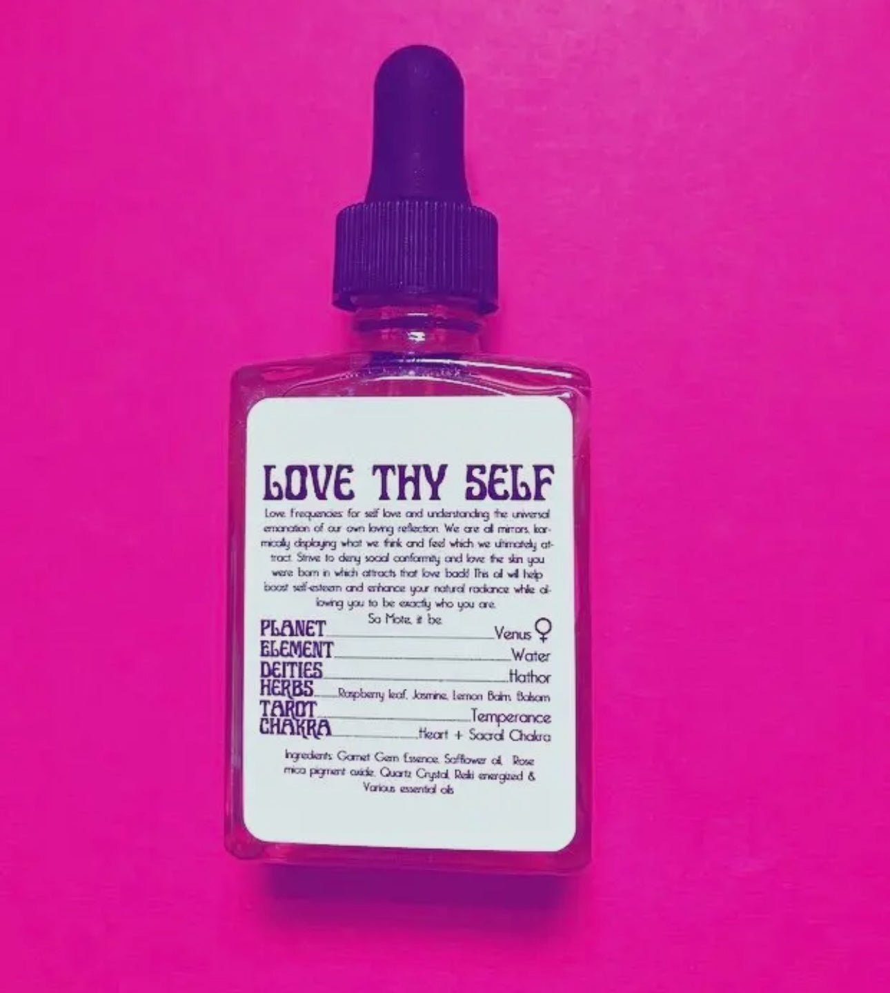 Love Thy Self Spell Oil | Ritual Anointing Oil for Self - Love & Confidence - Beyond The Veils