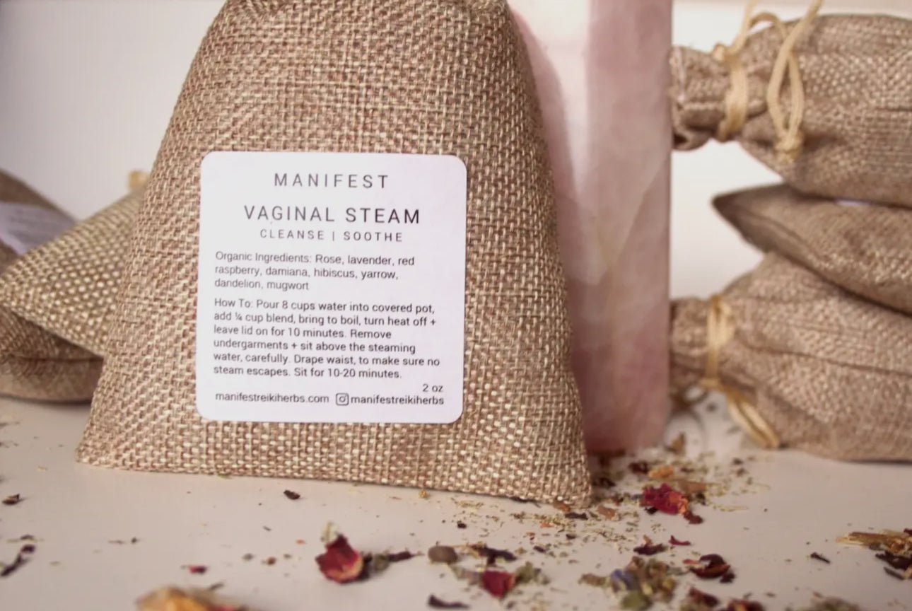 Manifest Vaginal Steam – Cleanse & Soothe | Herbal Yoni Steam for Feminine Wellness - Beyond The Veils