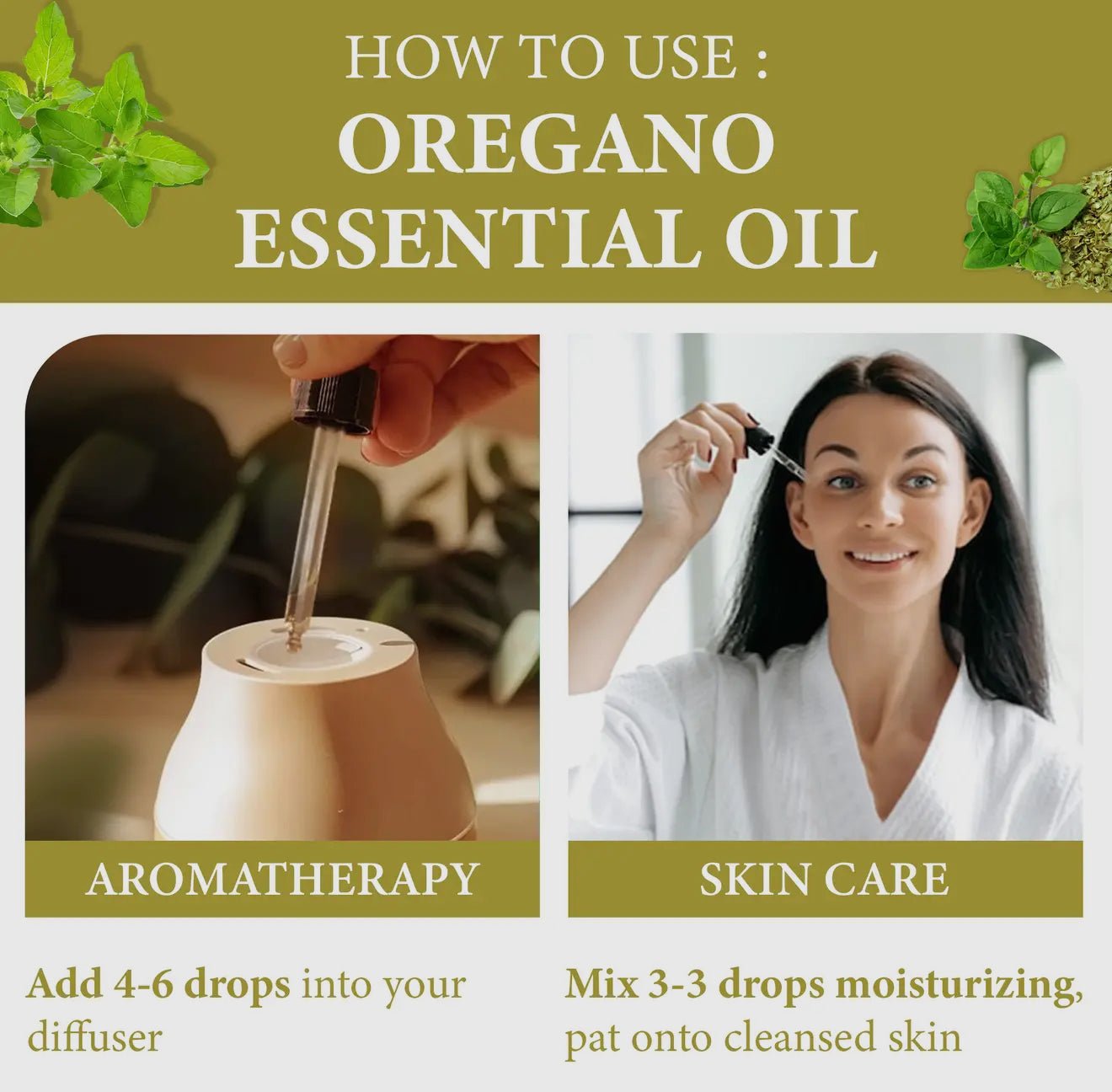 Natural Way Oregano Essential Oil – Pure Steam - Distilled Aromatherapy Elixir (4 fl oz / 120 mL) - Beyond The Veils