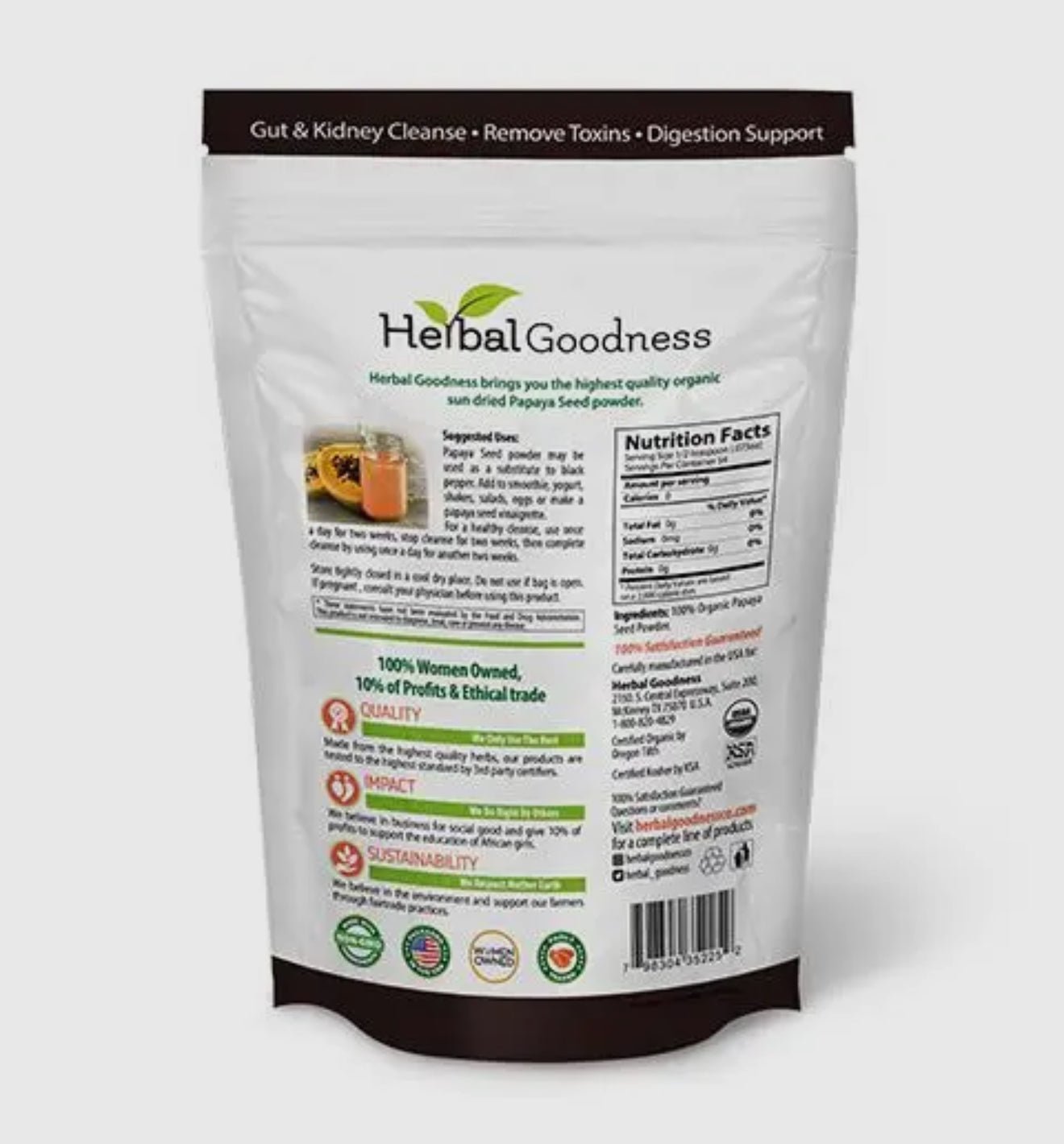 Organic Papaya Seed Powder – Intestinal Alchemy & Full Body Detox (4oz) - Beyond The Veils
