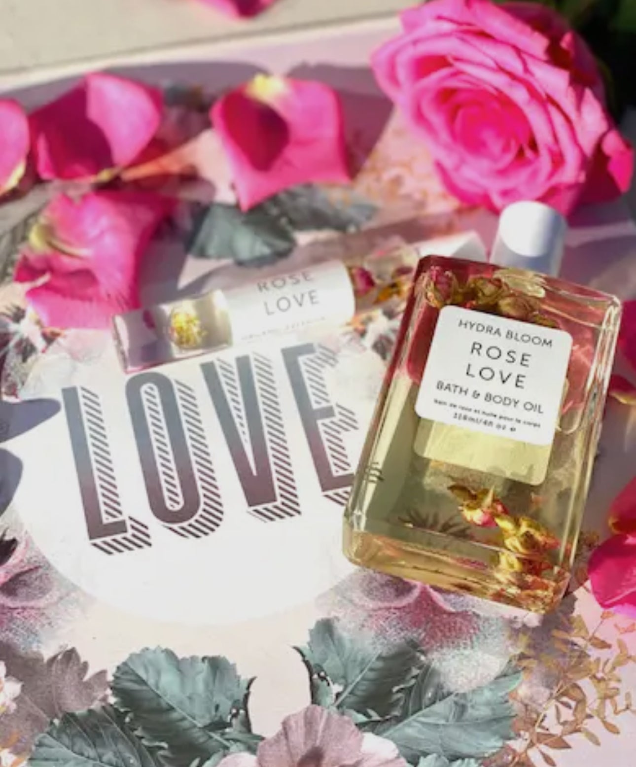 Rose Love Bath & Body Oil – Organic, Heart - Opening Luxury - Beyond The Veils