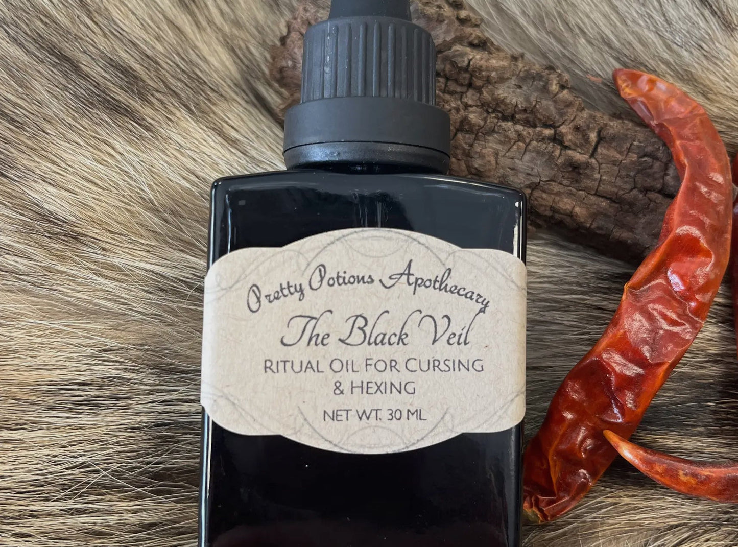 The Black Veil Cursing Oil – For Powerful Rituals Beyond The Veil - Beyond The Veils