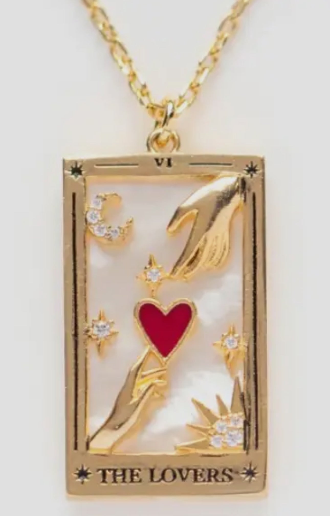 The Lovers Tarot Card Pendant – A Symbol of Divine Love & Harmony - Beyond The Veils