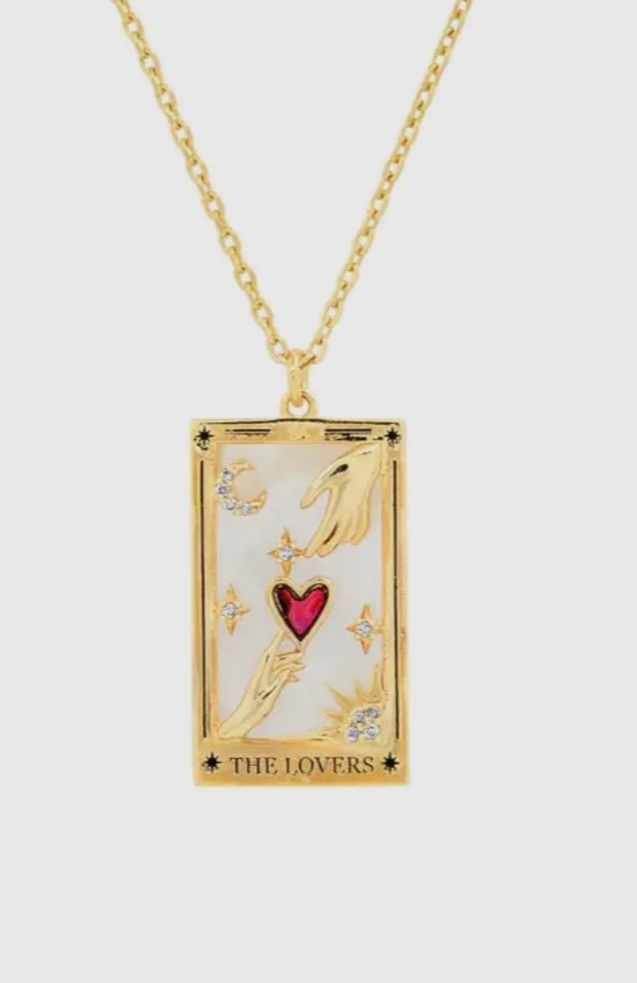 The Lovers Tarot Card Pendant – A Symbol of Divine Love & Harmony - Beyond The Veils