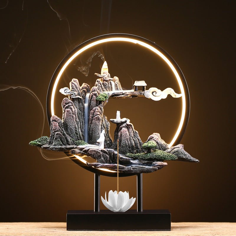 Aromatherapy Incense Lamp Circle Sandalwood Ornament - Beyond The Veils