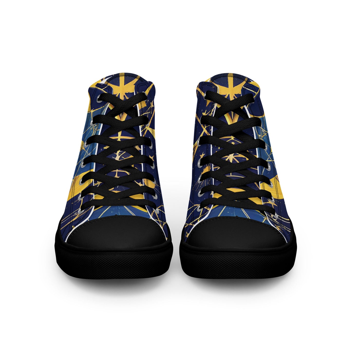 As Above So Below-Men’s high top canvas shoes Preferred - Beyond The Veils