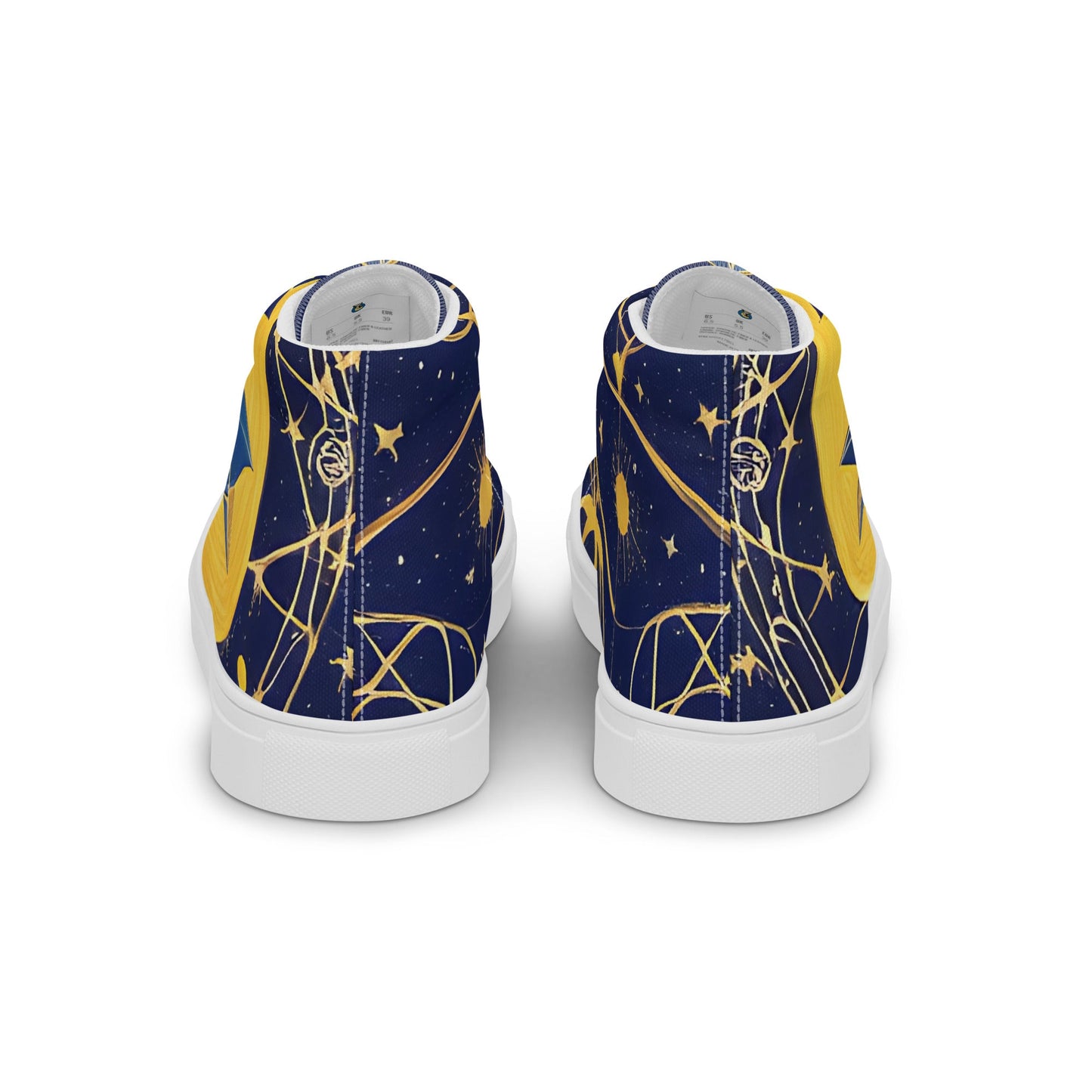 As Above So Below-Men’s high top canvas shoes Preferred - Beyond The Veils