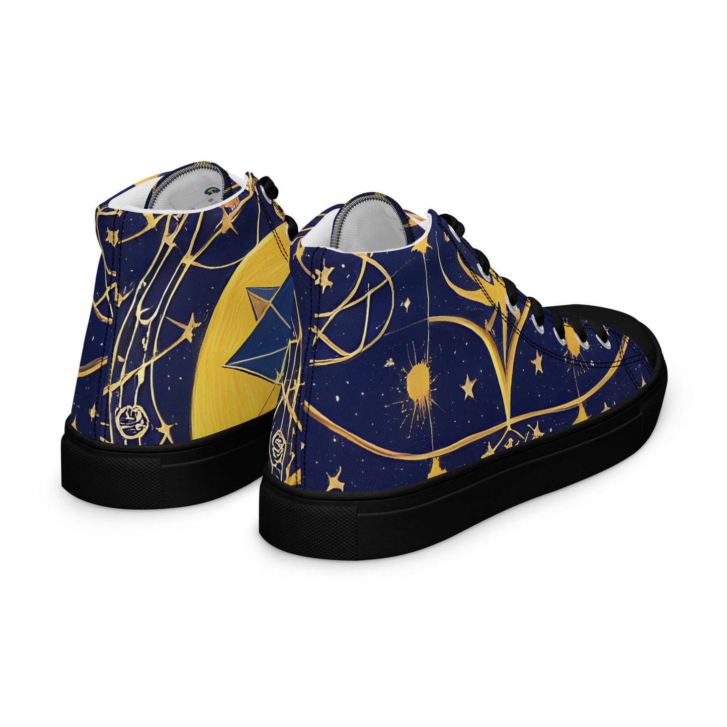 As Above So Below- Women’s high top canvas shoes - Beyond The Veils