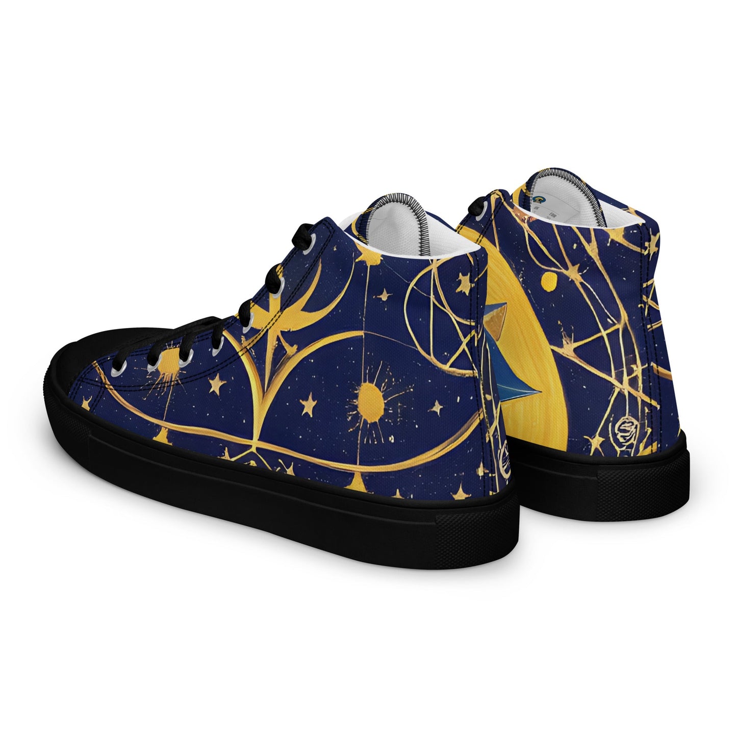As Above So Below- Women’s high top canvas shoes - Beyond The Veils