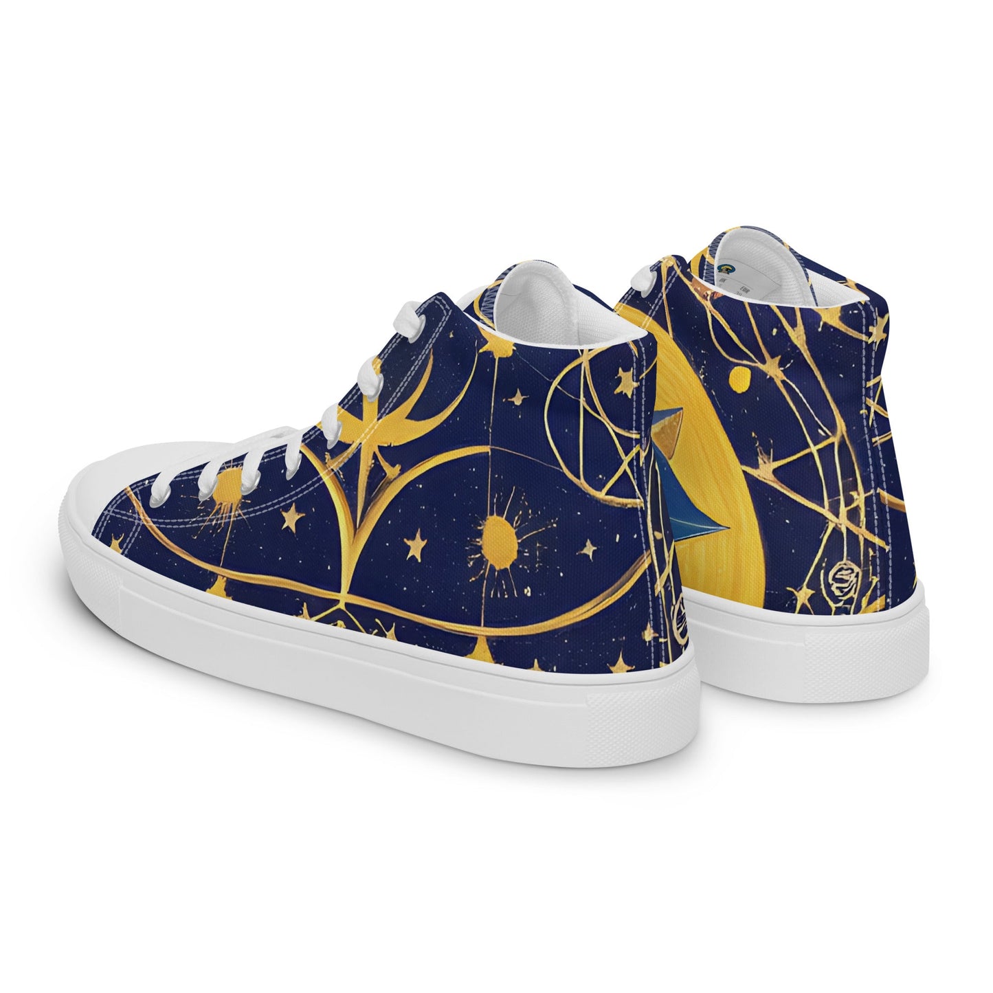 As Above So Below- Women’s high top canvas shoes - Beyond The Veils