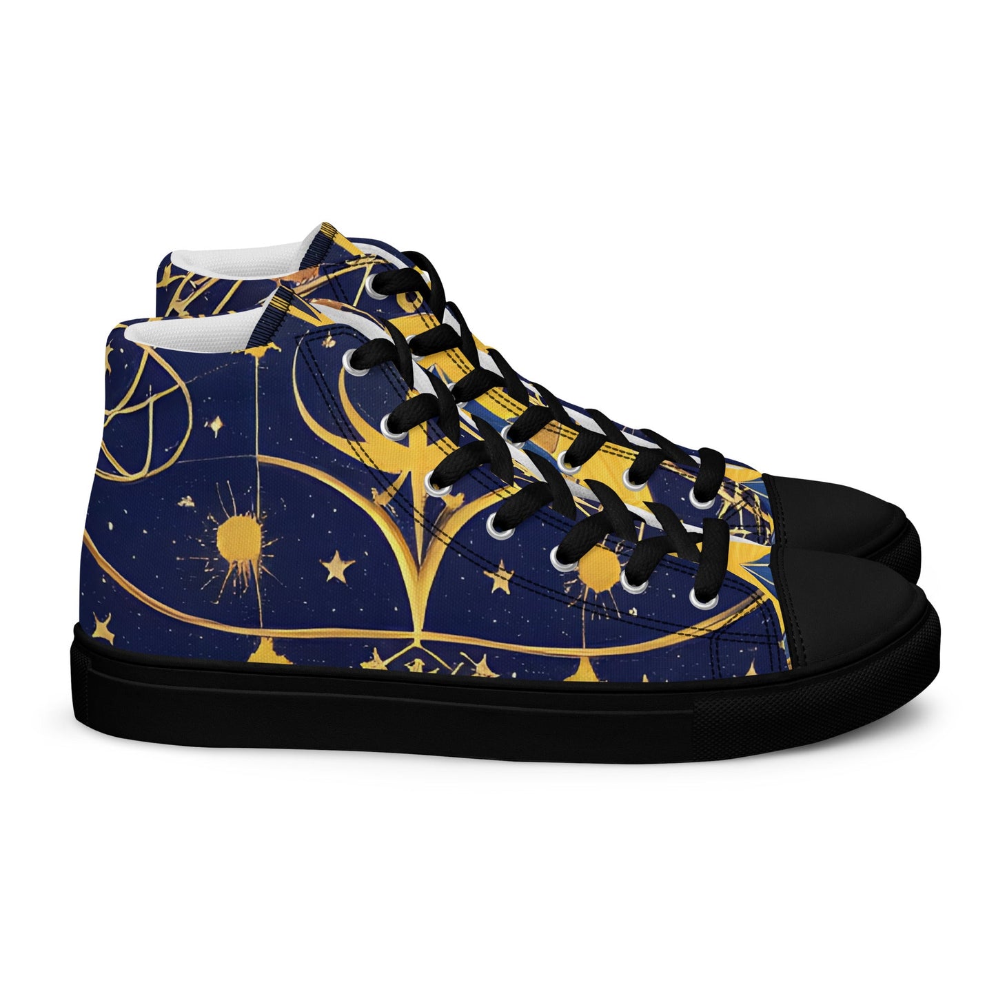 As Above So Below- Women’s high top canvas shoes - Beyond The Veils