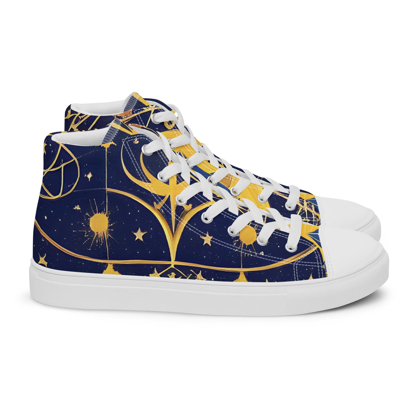 As Above So Below- Women’s high top canvas shoes - Beyond The Veils