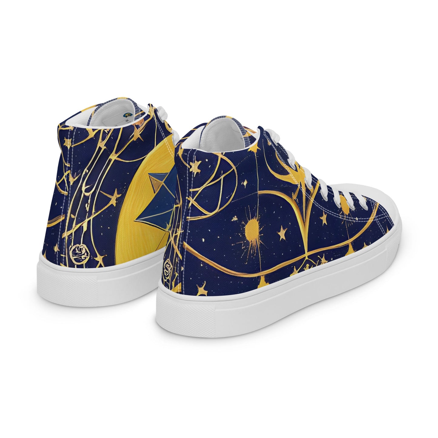 As Above So Below- Women’s high top canvas shoes - Beyond The Veils
