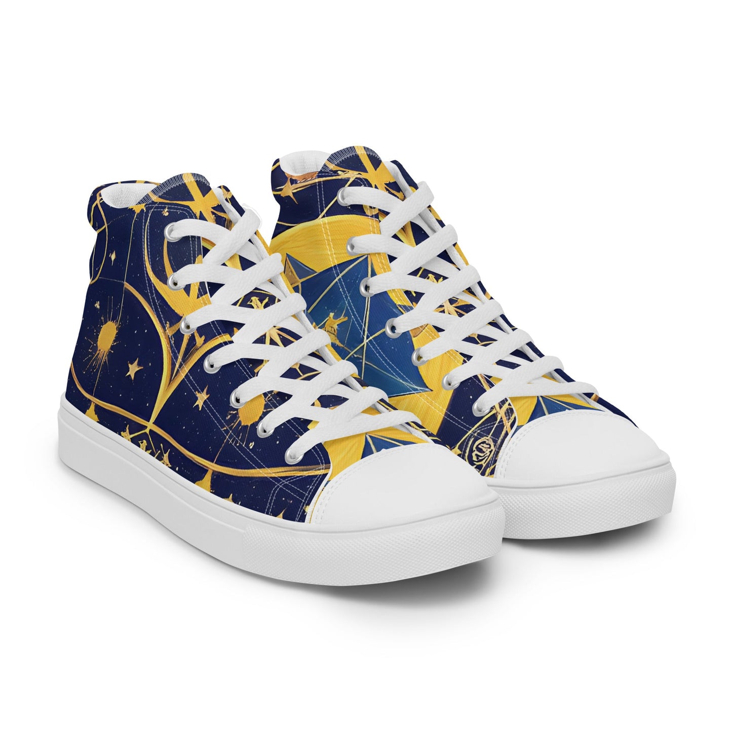As Above So Below- Women’s high top canvas shoes - Beyond The Veils
