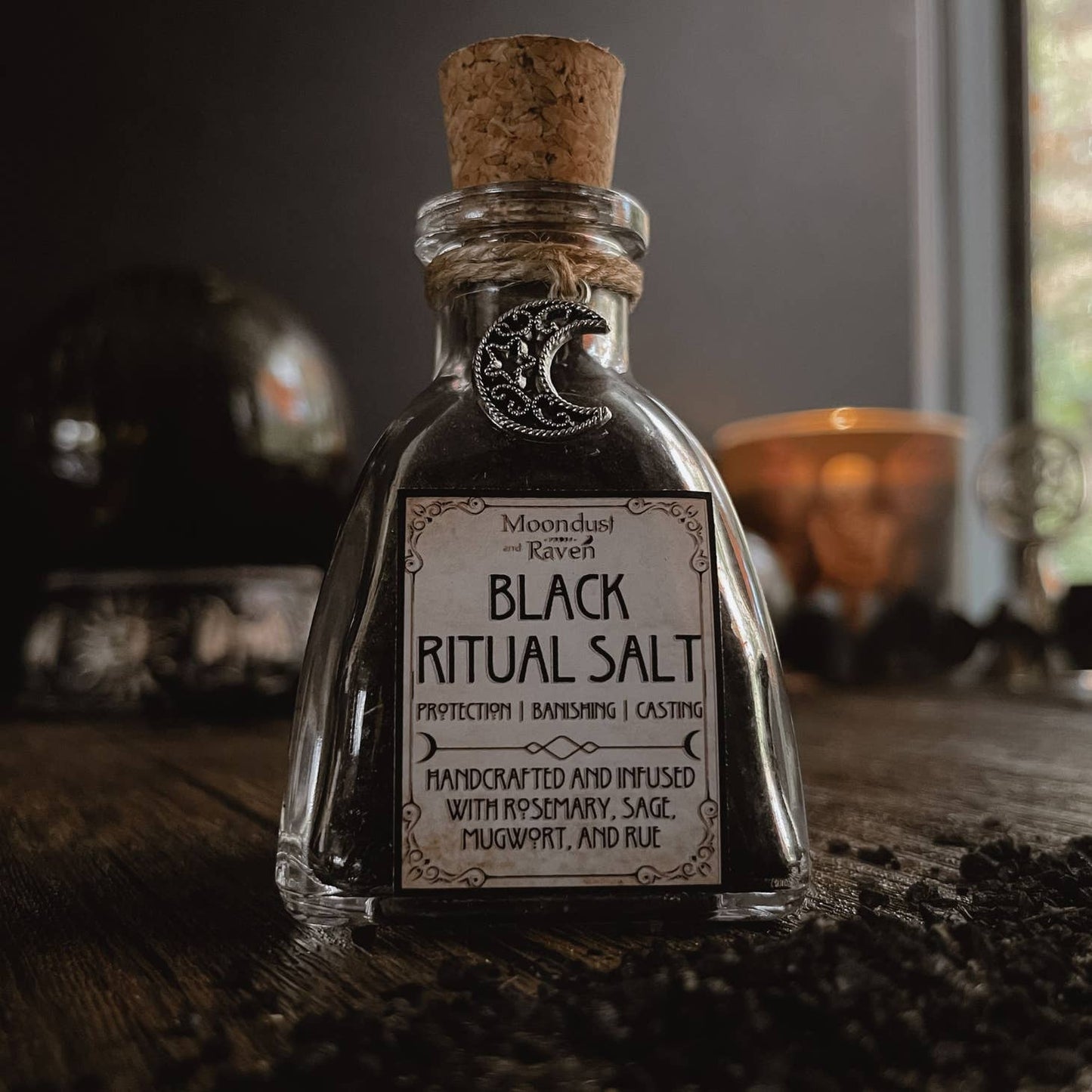 Black Ritual Salt, Witches Black Salt, Protection Salt - Beyond The Veils