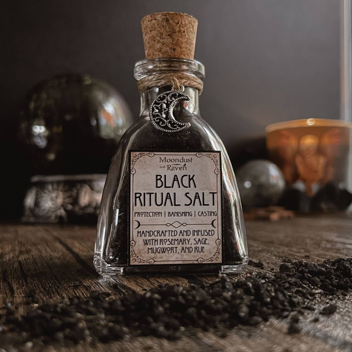 Black Ritual Salt, Witches Black Salt, Protection Salt - Beyond The Veils