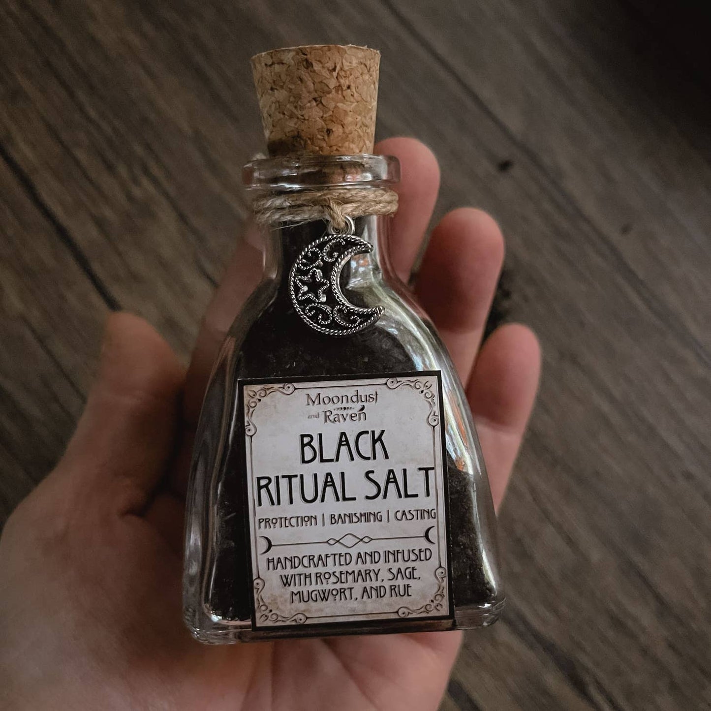 Black Ritual Salt, Witches Black Salt, Protection Salt - Beyond The Veils