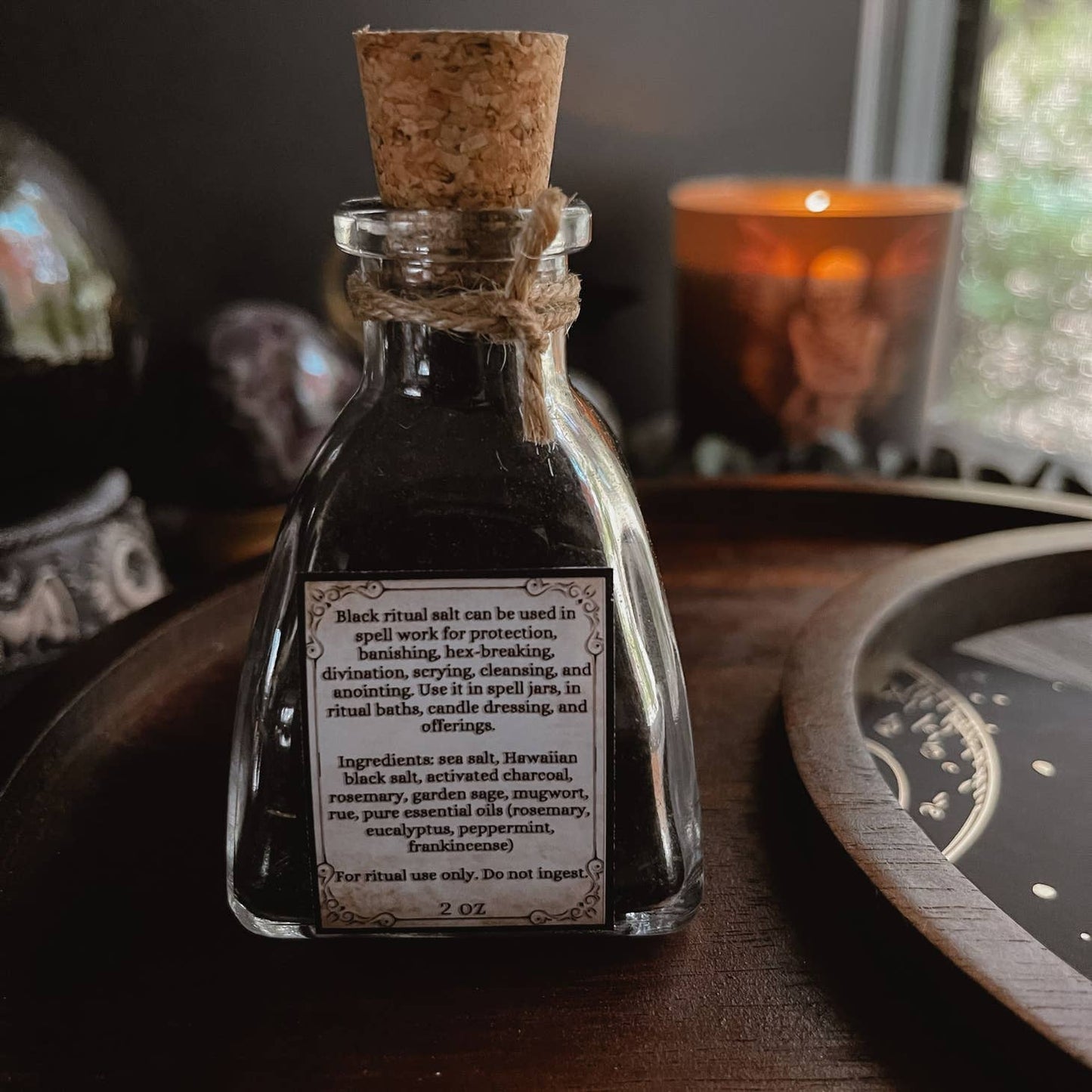 Black Ritual Salt, Witches Black Salt, Protection Salt - Beyond The Veils