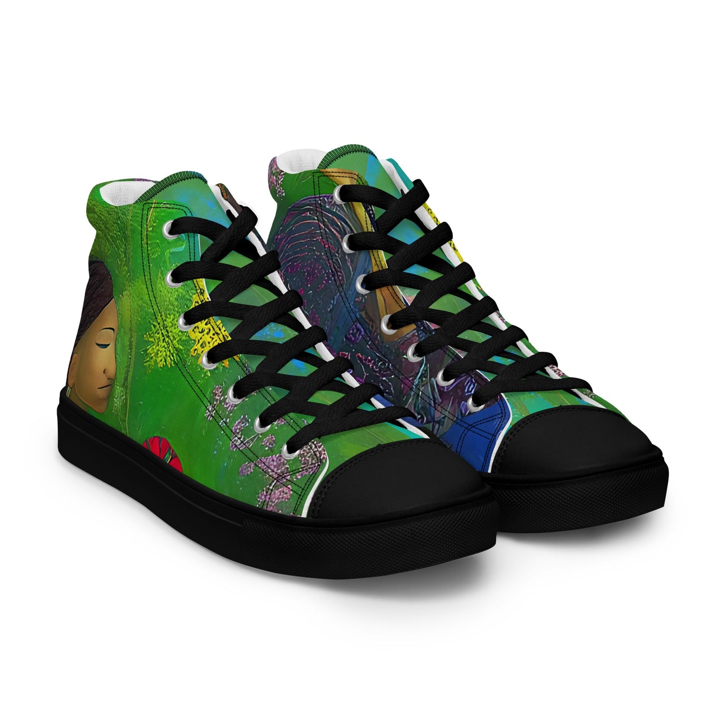 Men’s high top canvas shoes - Beyond The Veils