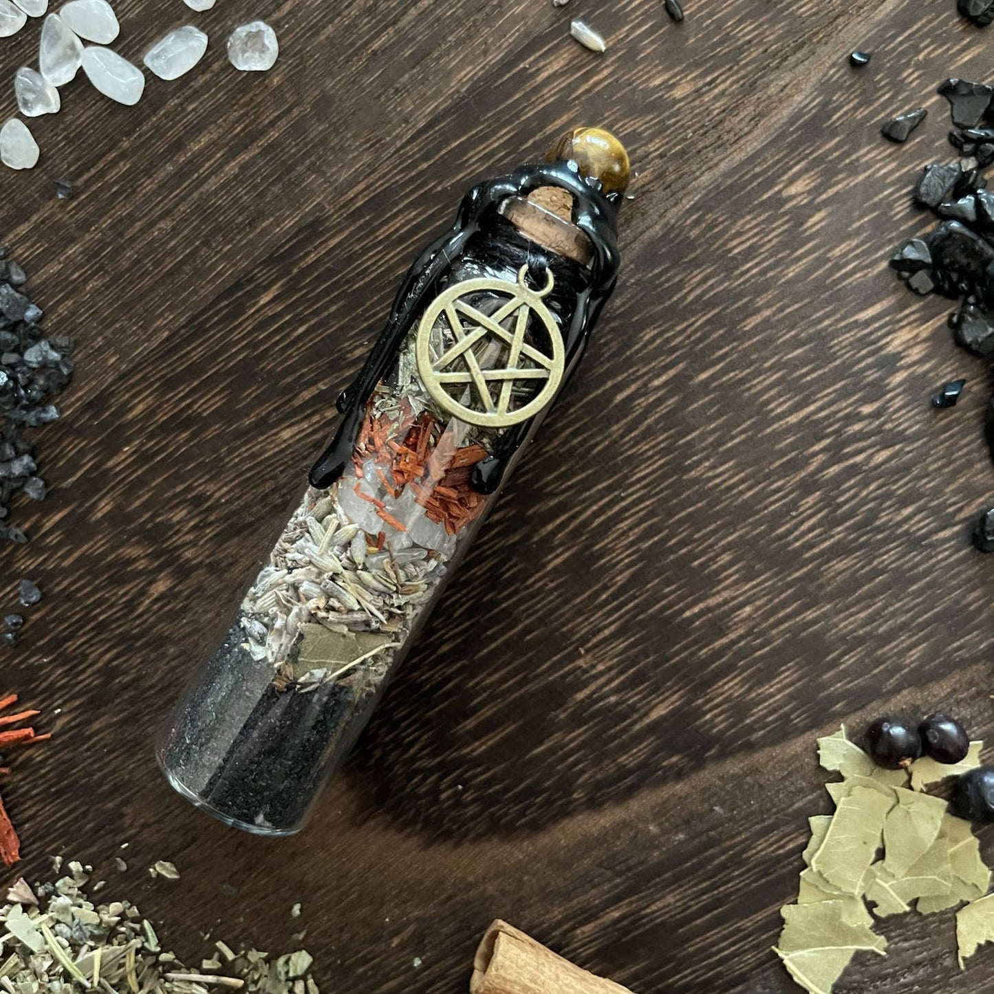 Protection Spell Jar, Intention Jar, Witch's Spell Bottle - Beyond The Veils
