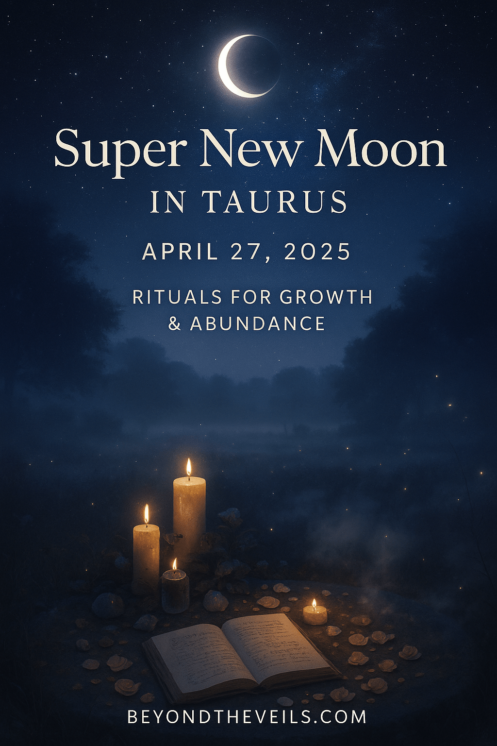 Super New Moon in Taurus | April 27, 2025 - Beyond The Veils