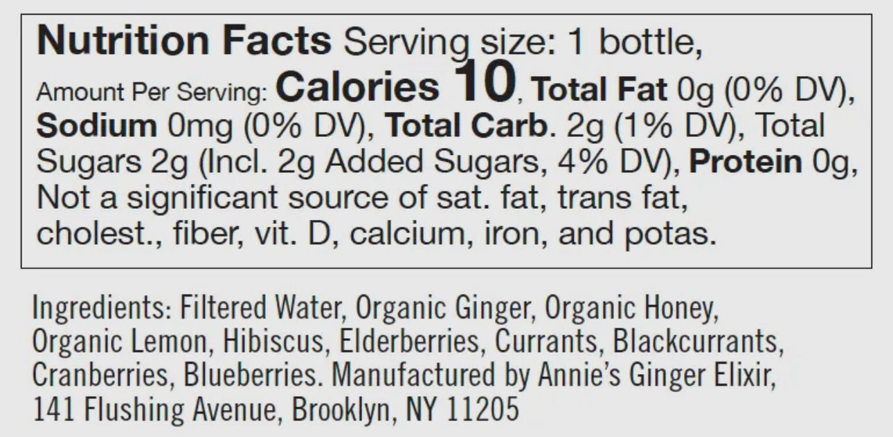 Annie’s Ginger Elixir – Organic Gut Health + Immunity Boost Wellness Shots - Beyond The Veils