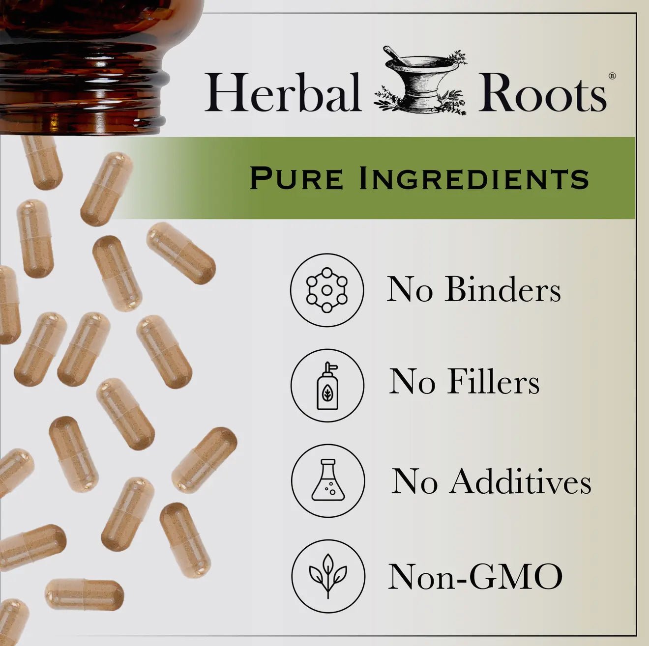 Herbal Roots Organic Whole Bulb Garlic Capsules - Beyond The Veils