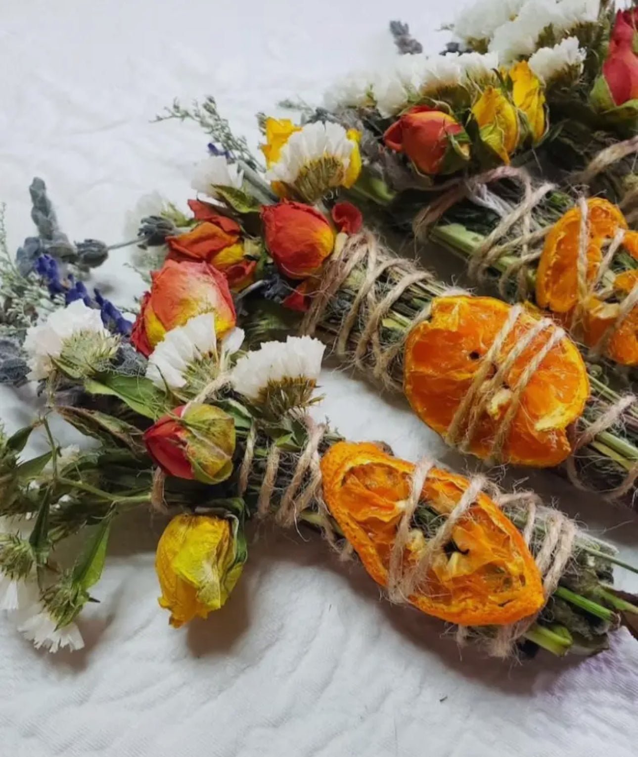 Lavender, Mint & Orange Spring Smudge Stick - Beyond The Veils