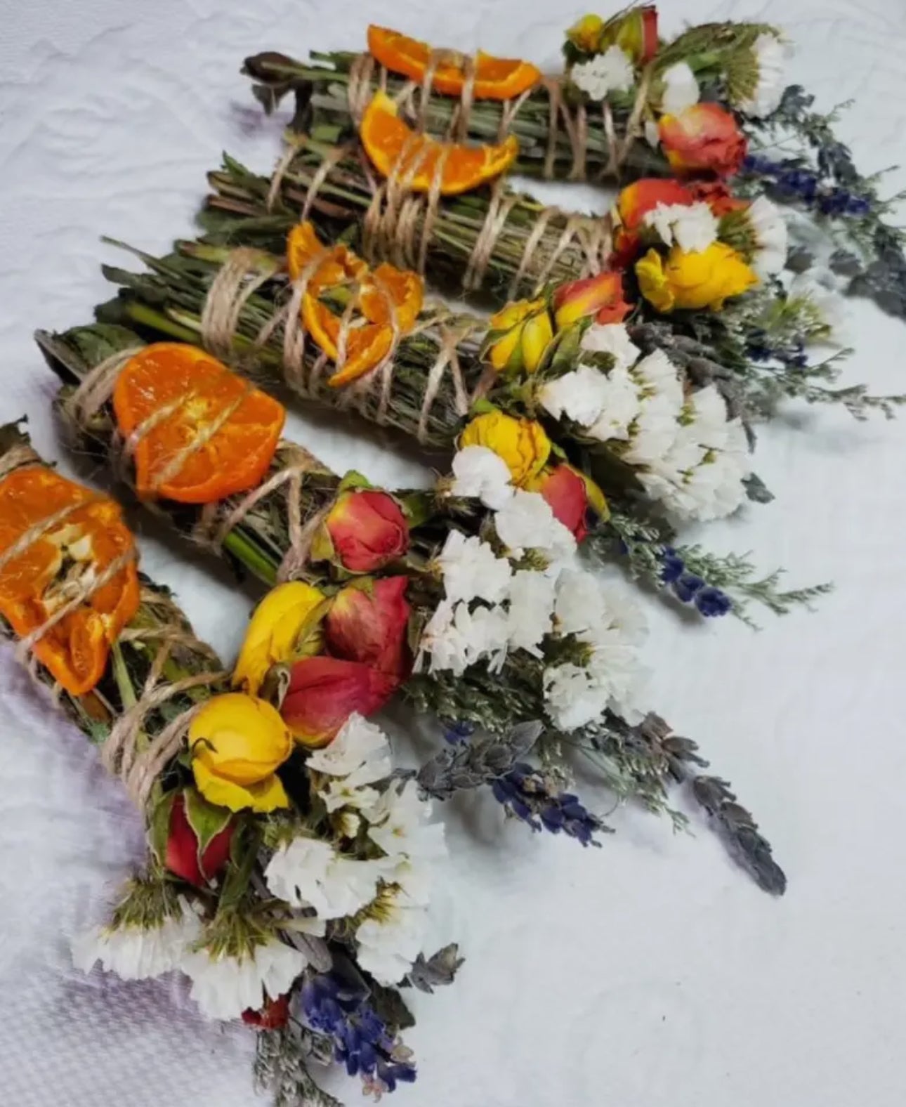 Lavender, Mint & Orange Spring Smudge Stick - Beyond The Veils