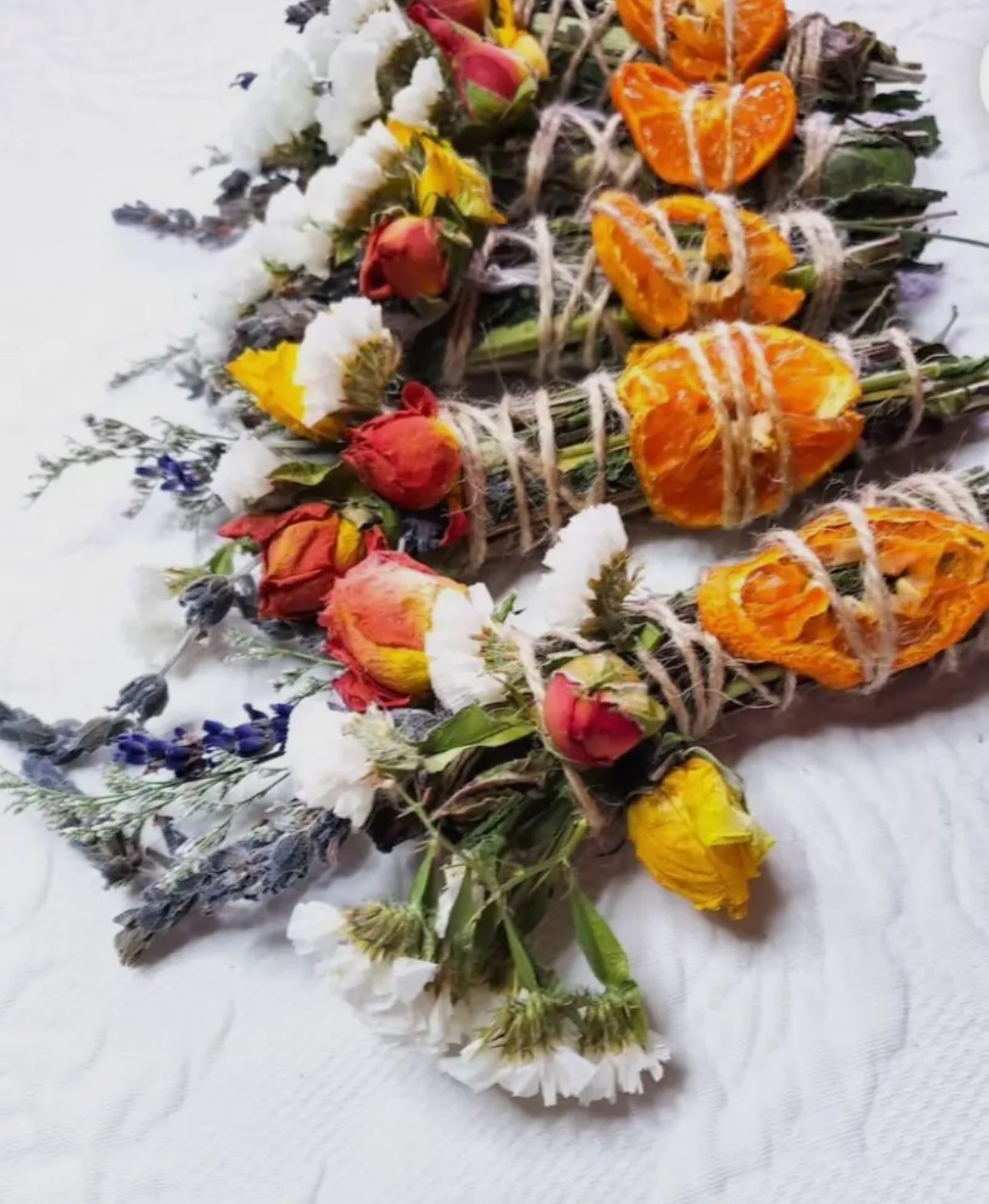 Lavender, Mint & Orange Spring Smudge Stick - Beyond The Veils