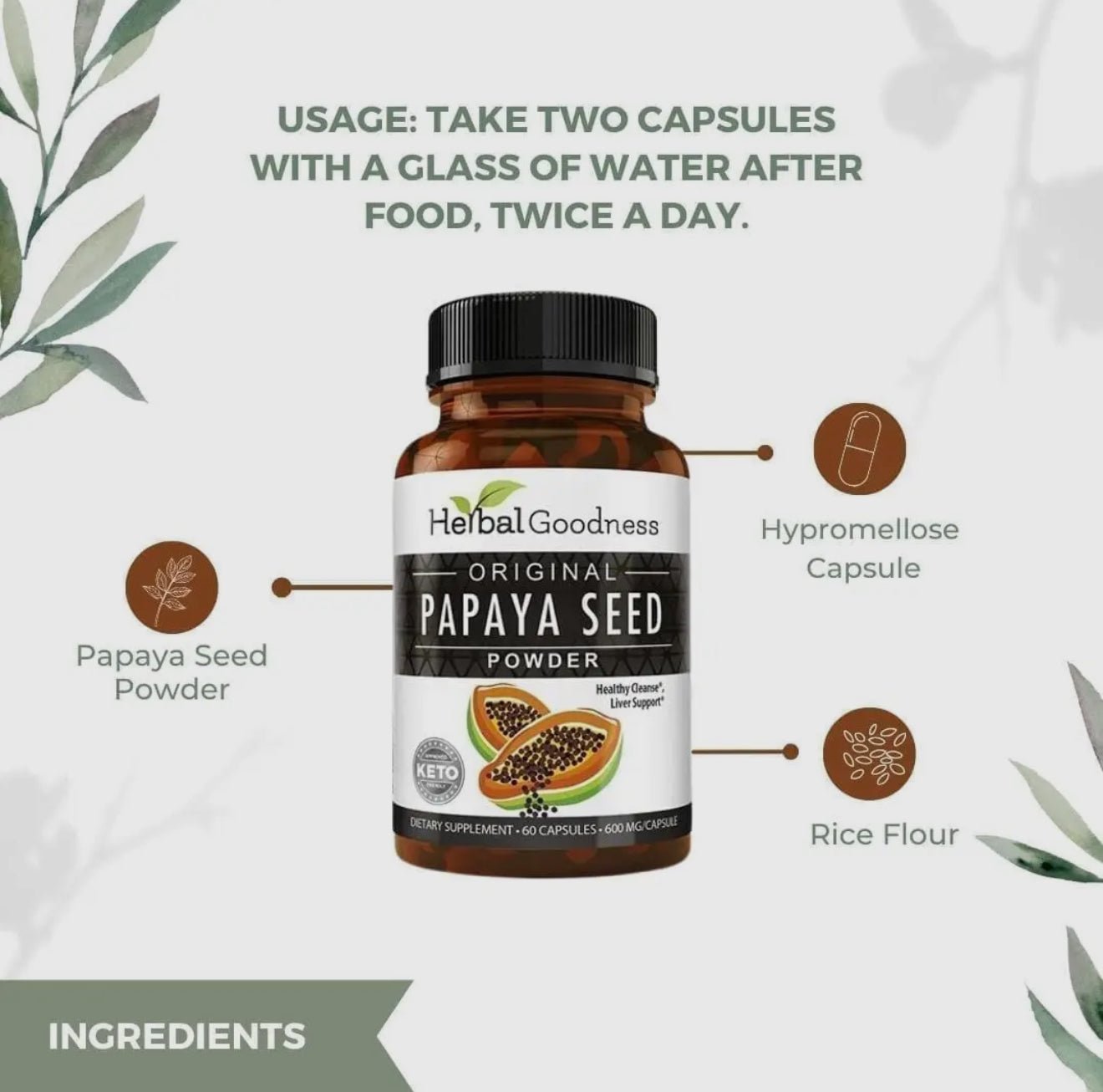Papaya Seed Purifier – Sacred Digestive Renewal Capsules (600mg) - Beyond The Veils