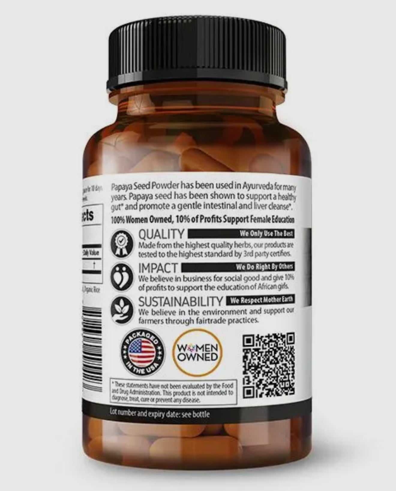 Papaya Seed Purifier – Sacred Digestive Renewal Capsules (600mg) - Beyond The Veils