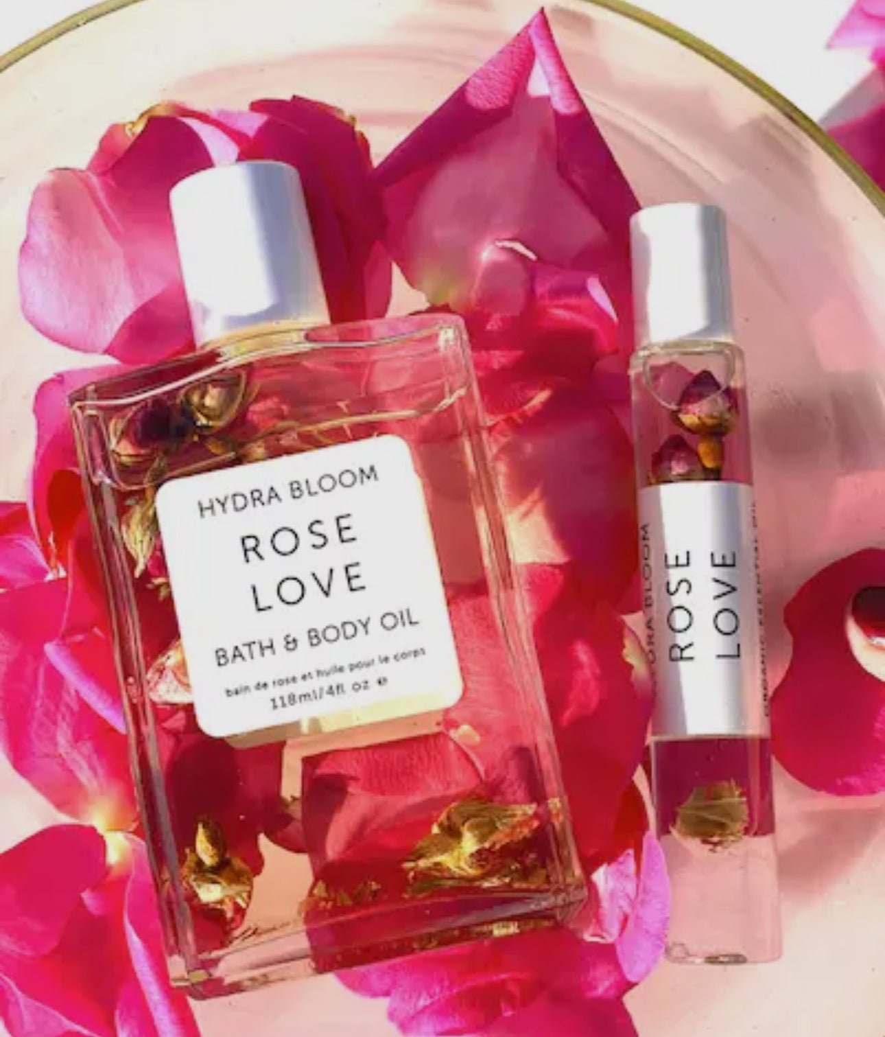 Rose Love Bath & Body Oil – Organic, Heart - Opening Luxury - Beyond The Veils