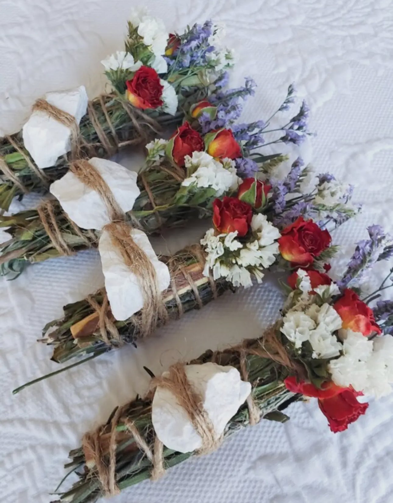 White Howlite, Palo Santo, Rosemary & Sage Smudge Bundle - Beyond The Veils