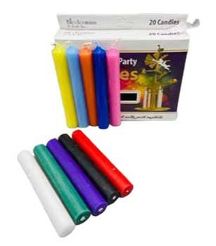 1/2" Assorted Chime Candle 20 pack - Beyond The Veils