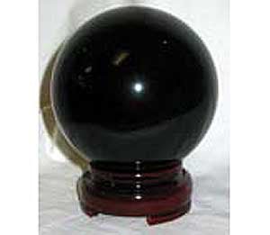 50mm Black gazing ball - Beyond The Veils