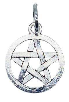 5/8" Pentagram amulet - Beyond The Veils