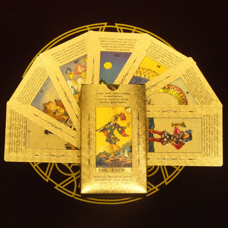 78 waterproof PVC holographic tarot decks - Beyond The Veils