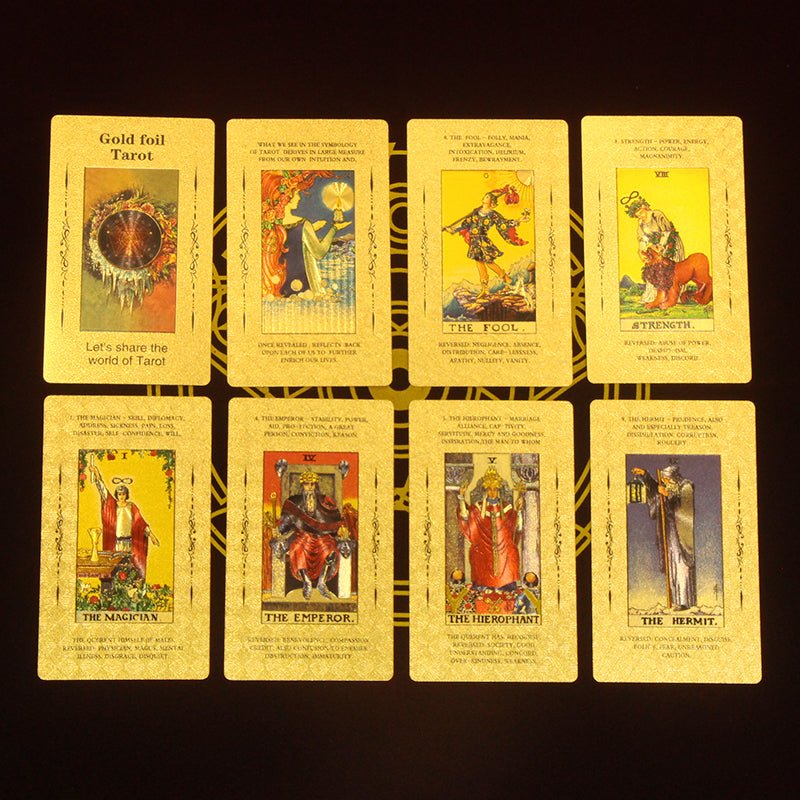 78 waterproof PVC holographic tarot decks - Beyond The Veils
