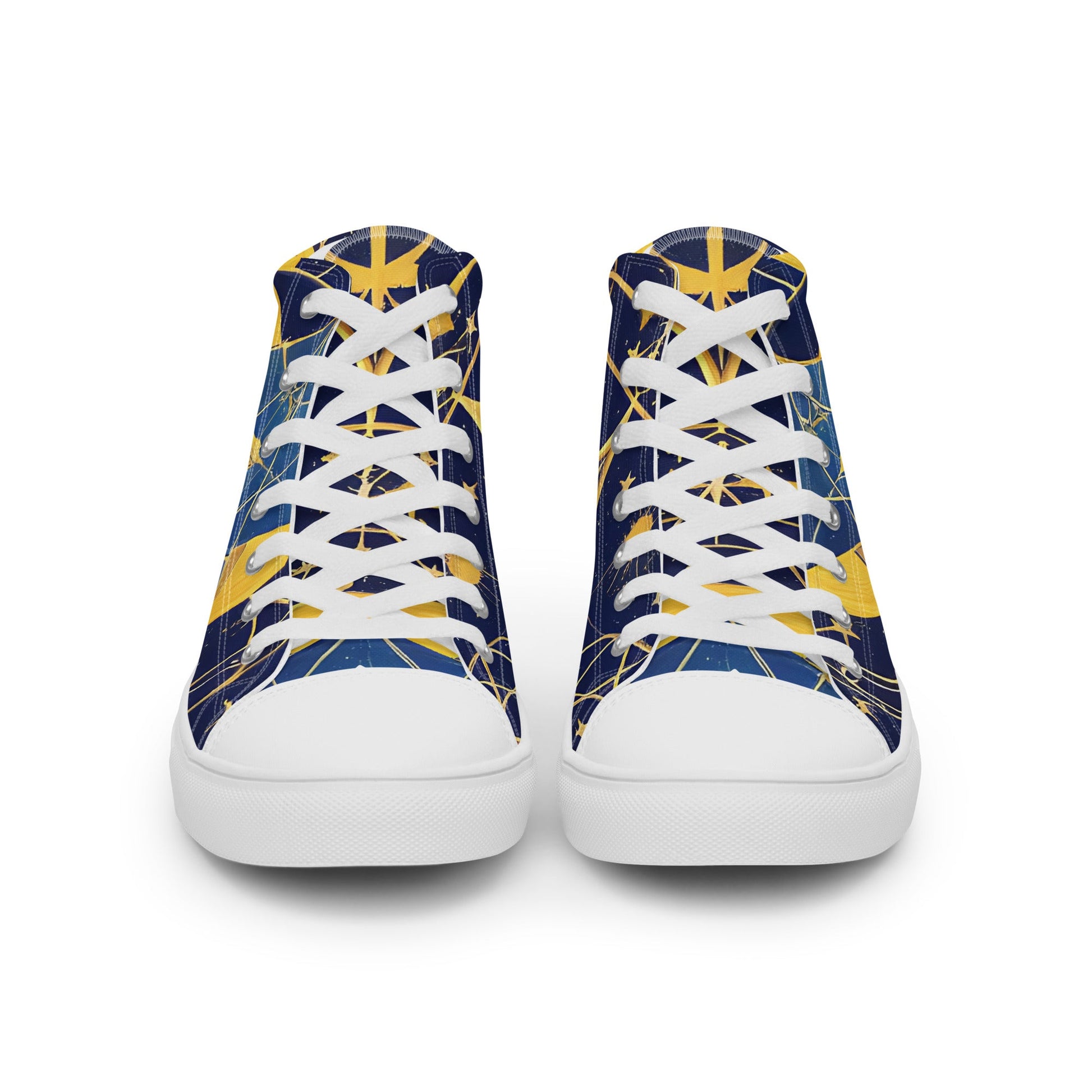 As Above So Below-Men’s high top canvas shoes Preferred - Beyond The Veils