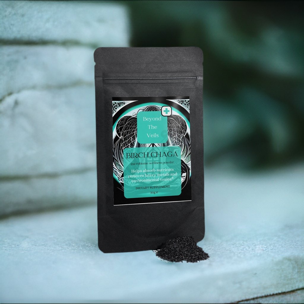 Birch Chaga Microbiome Wellness Powder - Beyond The Veils