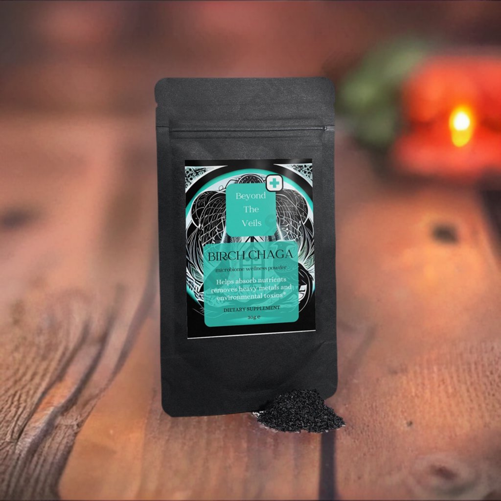 Birch Chaga Microbiome Wellness Powder - Beyond The Veils
