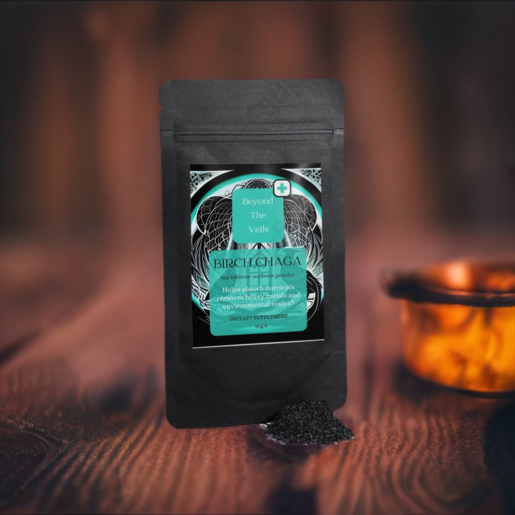 Birch Chaga Microbiome Wellness Powder - Beyond The Veils