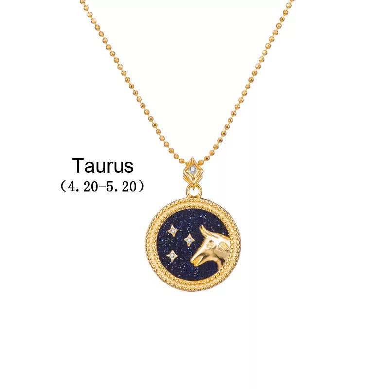 Crystal Shell Zodiac Sign Pendant - Beyond The Veils