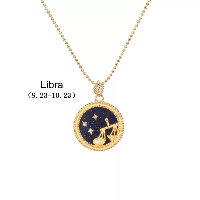 Crystal Shell Zodiac Sign Pendant - Beyond The Veils