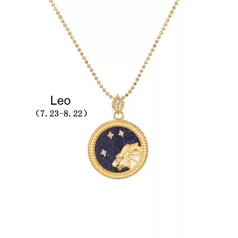 Crystal Shell Zodiac Sign Pendant - Beyond The Veils