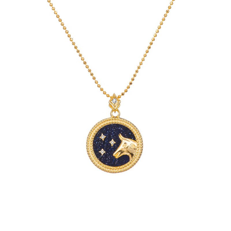Crystal Shell Zodiac Sign Pendant - Beyond The Veils